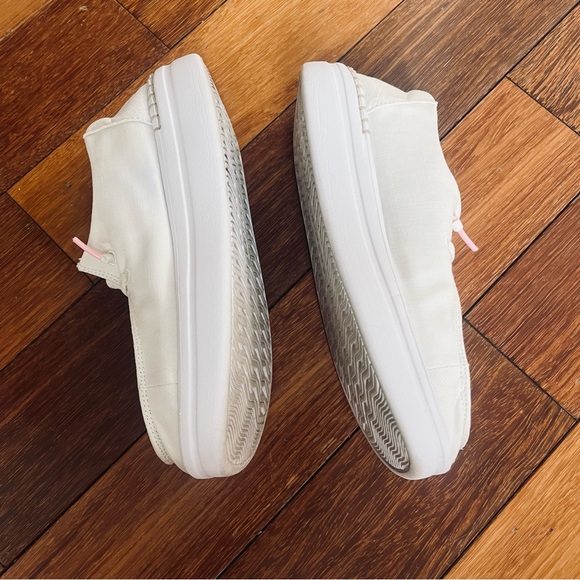 HEY DUDE WENDY RISE SNEAKER in SPARKLE WHITE Sz 5 - Picture 6 of 12